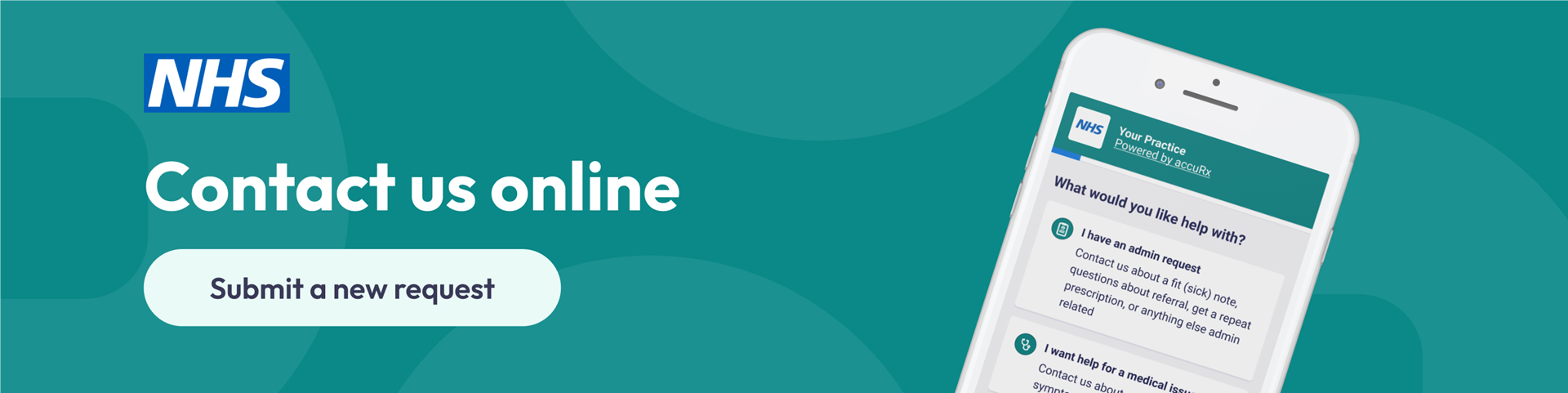 NHS contact us online