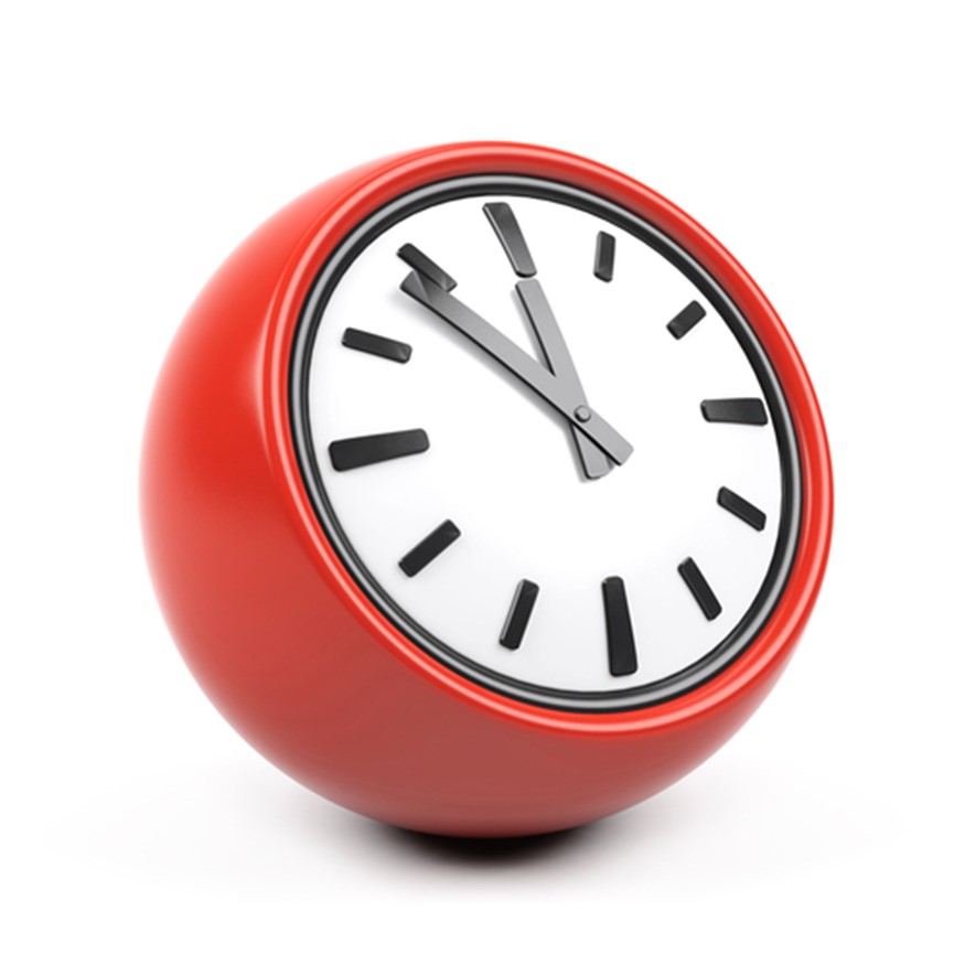Picture of a clock Picture of a clock